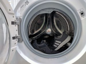 Photo washing machine filter